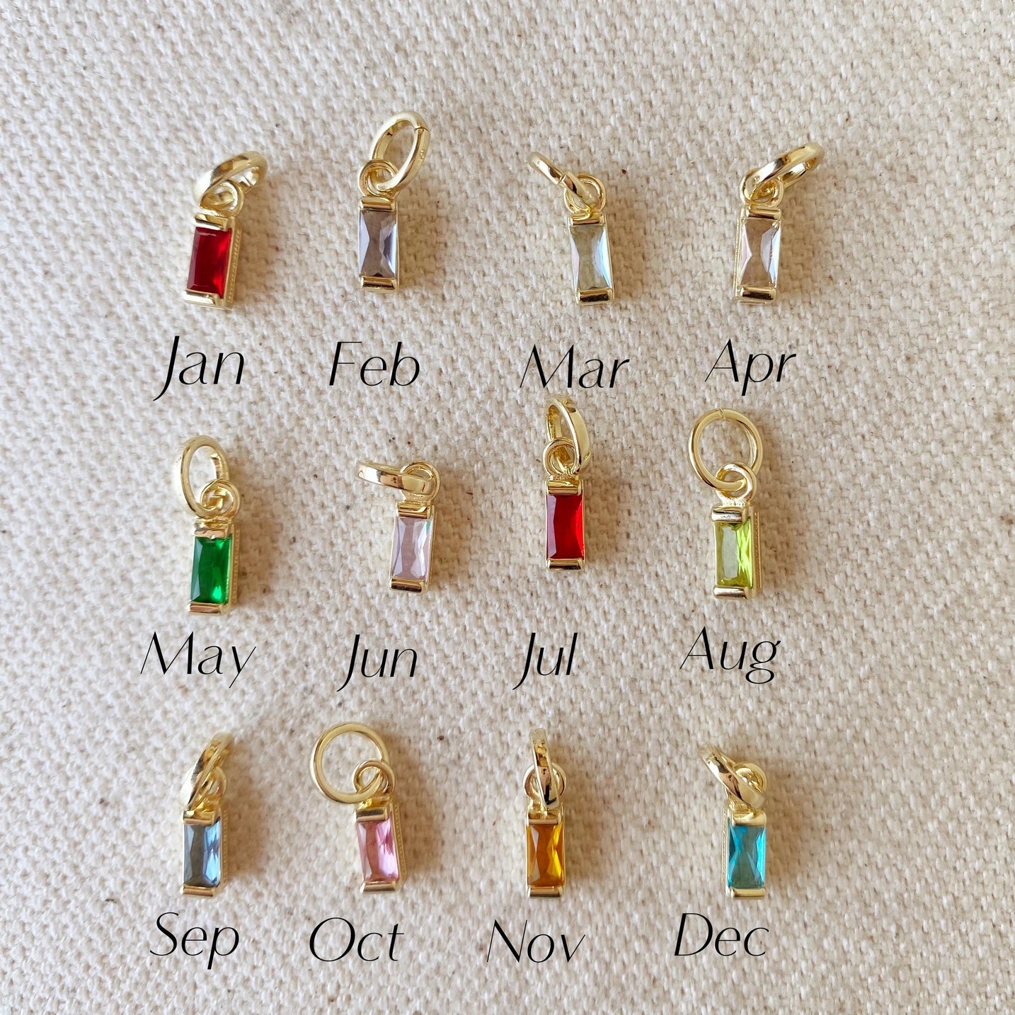 Birthstone Charm