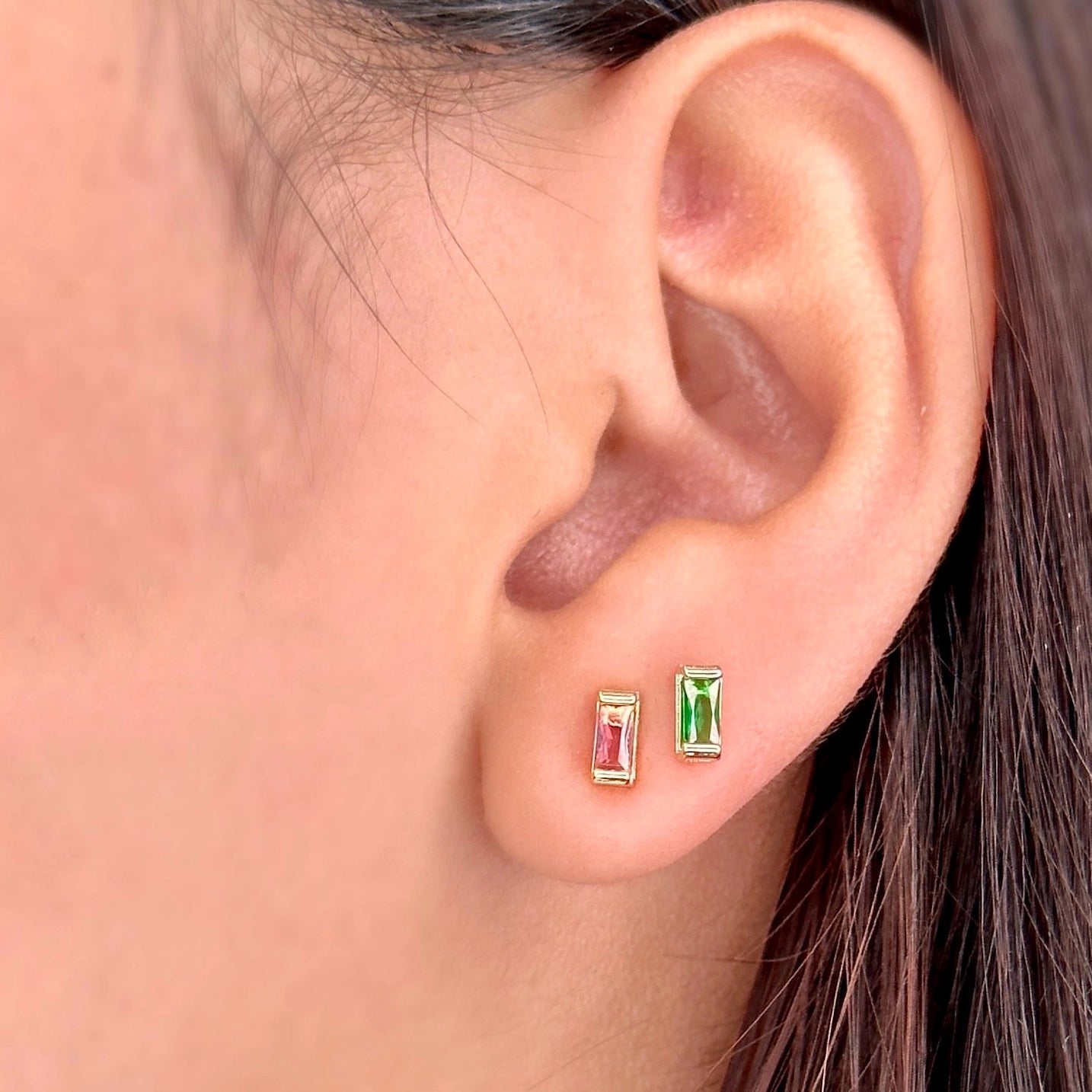 Birthstone Earstud