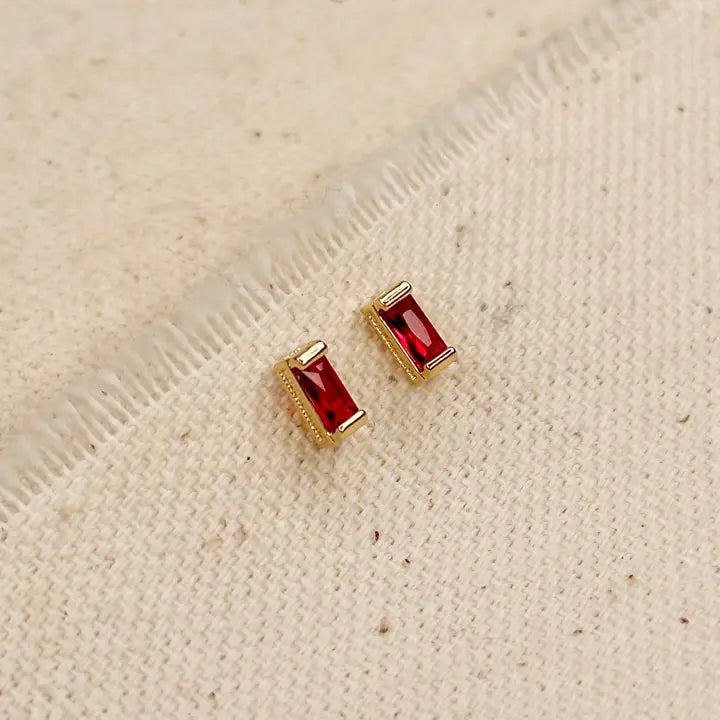 Birthstone Earstud