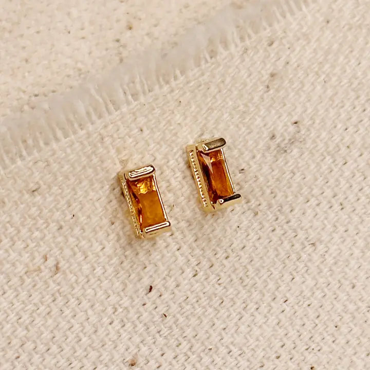 Birthstone Earstud