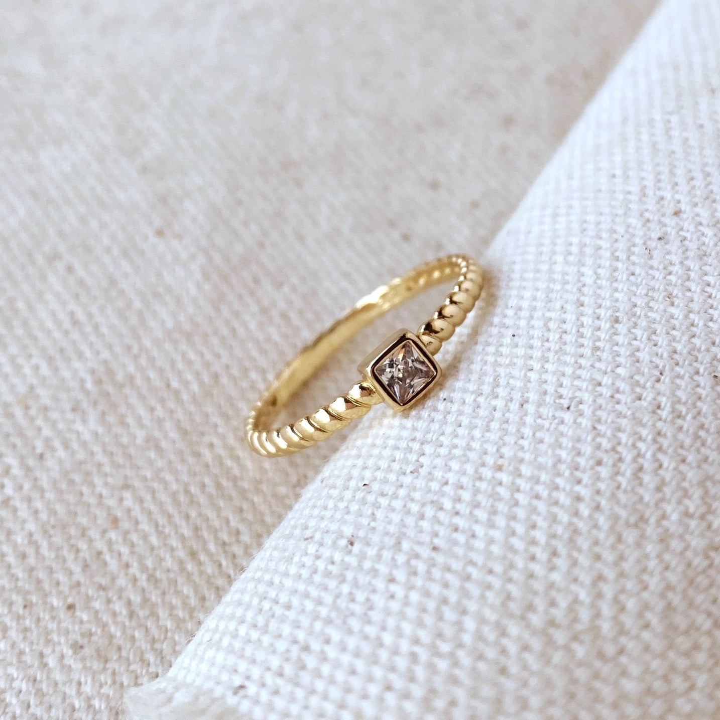 Twisted Sparkle Ring 1.8mm