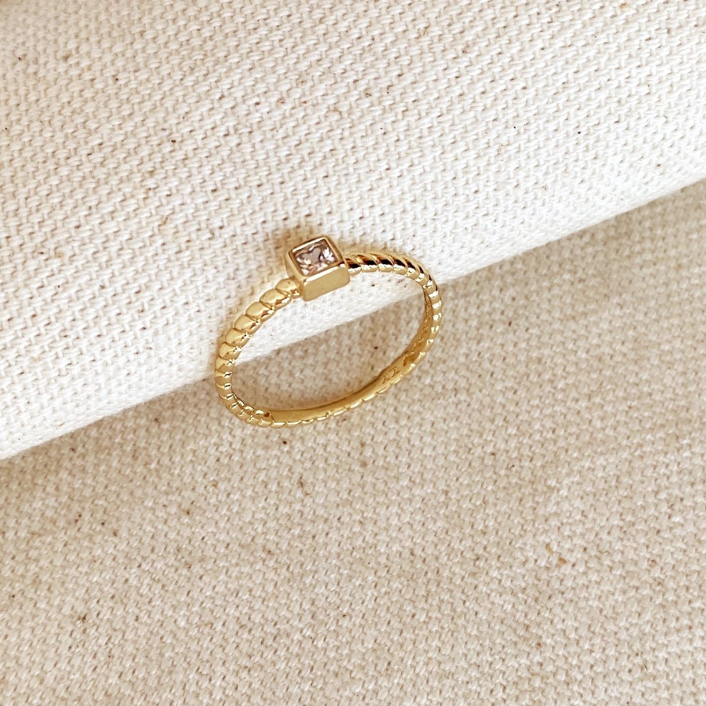 Twisted Sparkle Ring 1.8mm