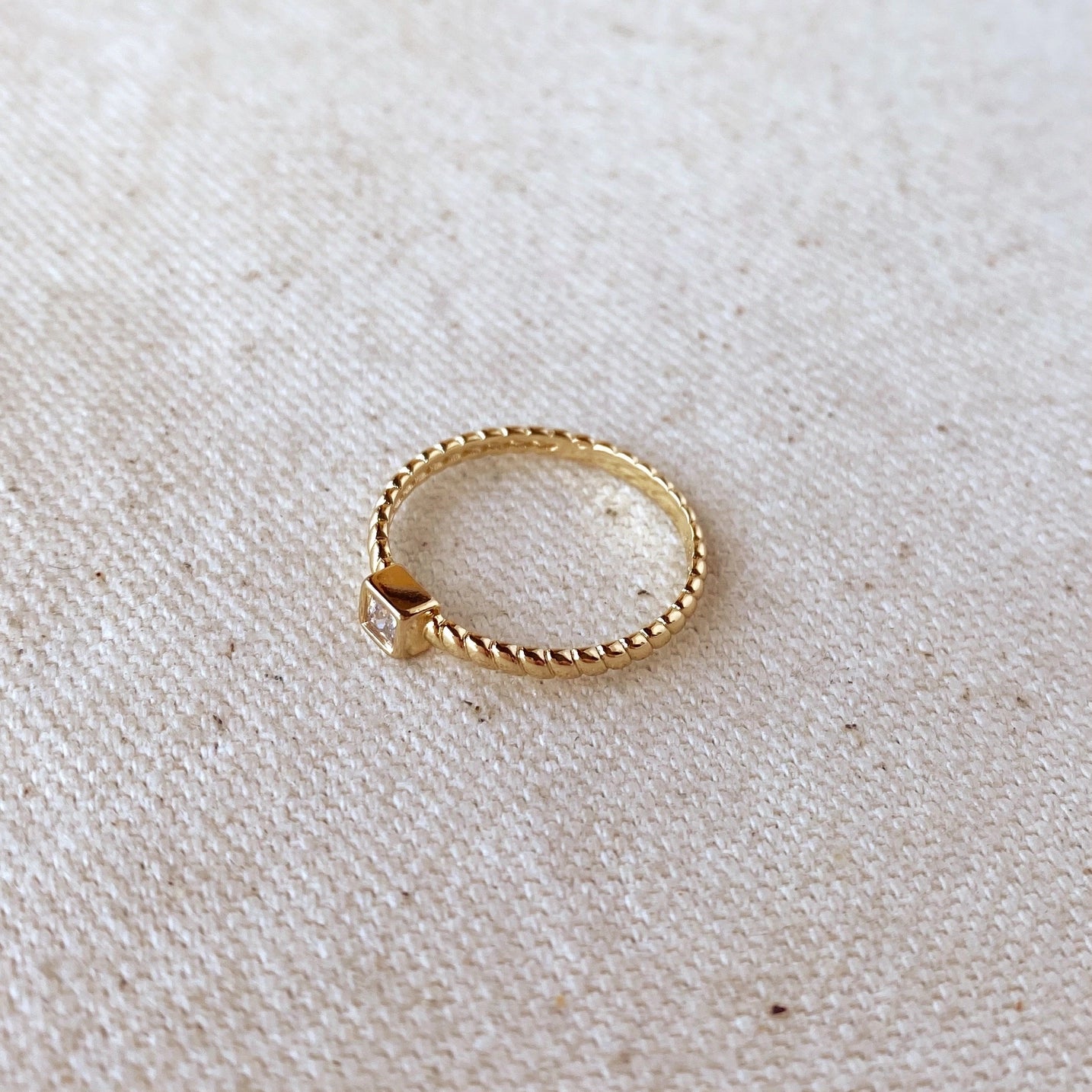 Twisted Sparkle Ring 1.8mm