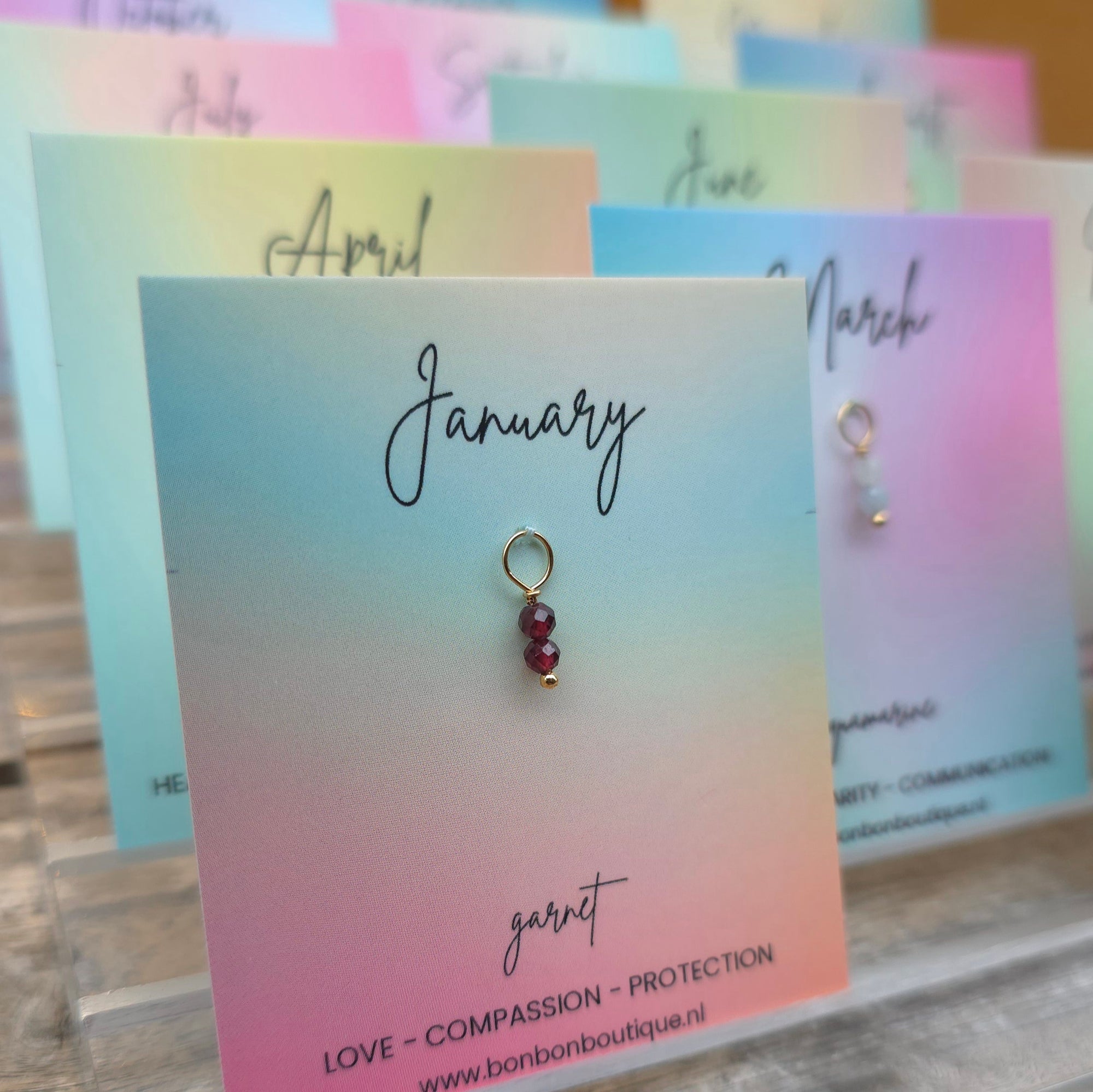 Birthday Gemstone Charm
