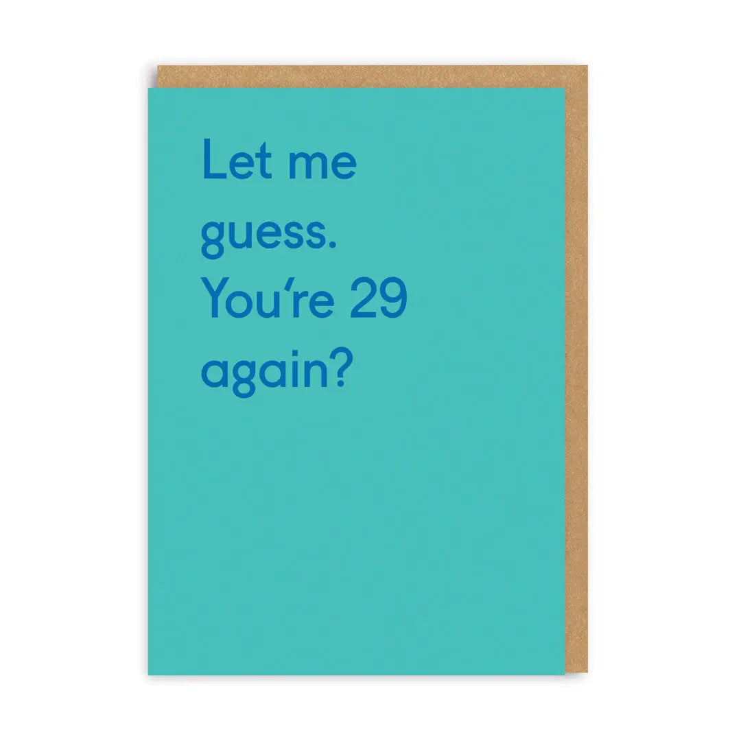 29 Again card