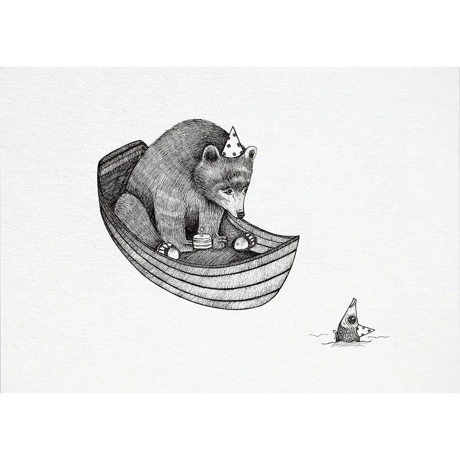Bear Birthday card