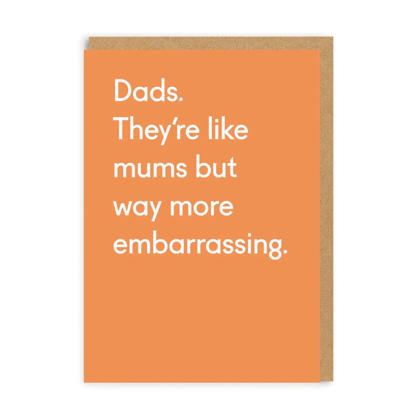 Embarassing Dads card