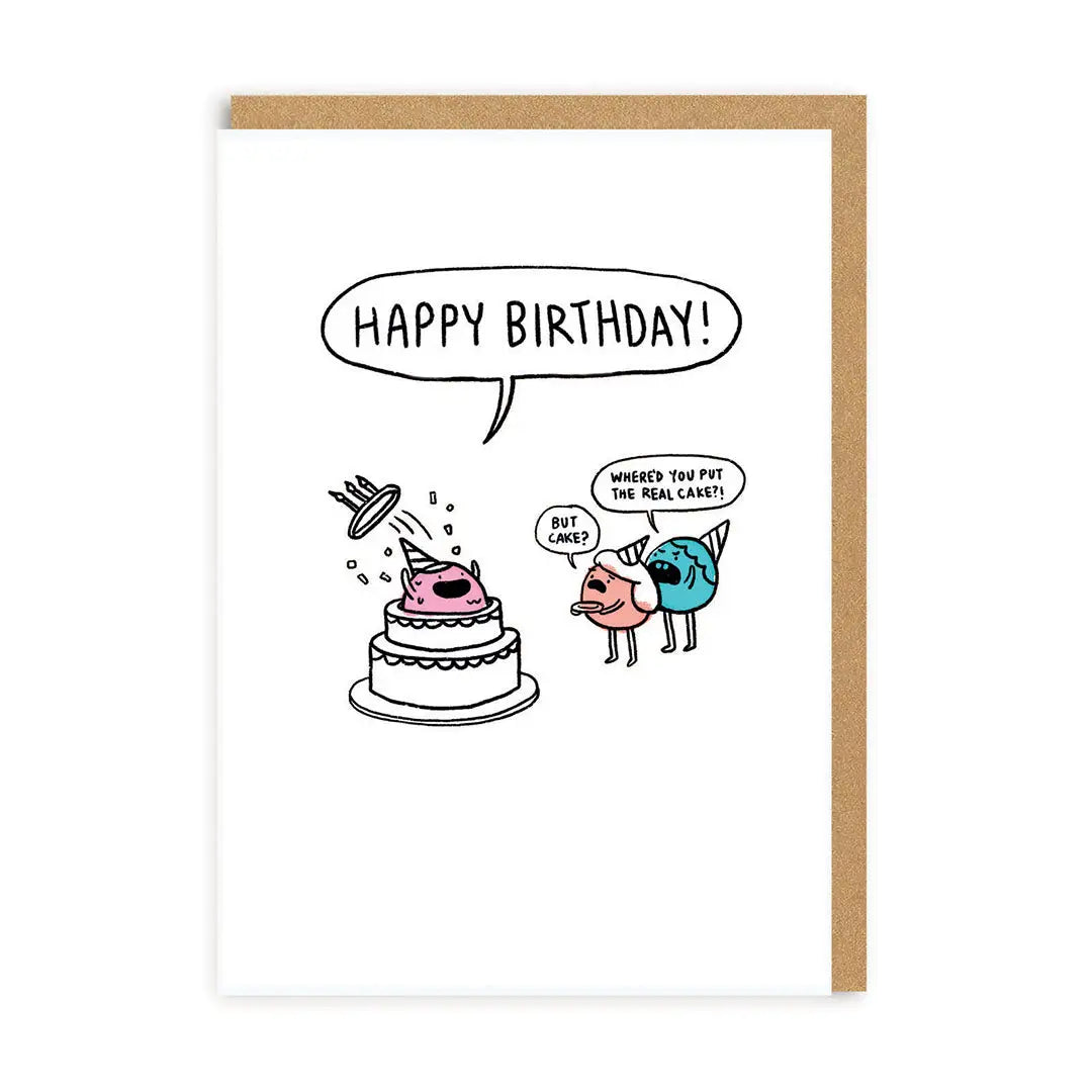 Fake Cake card