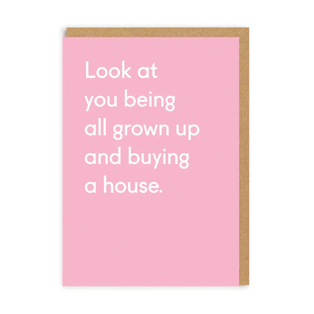 Buying A House card