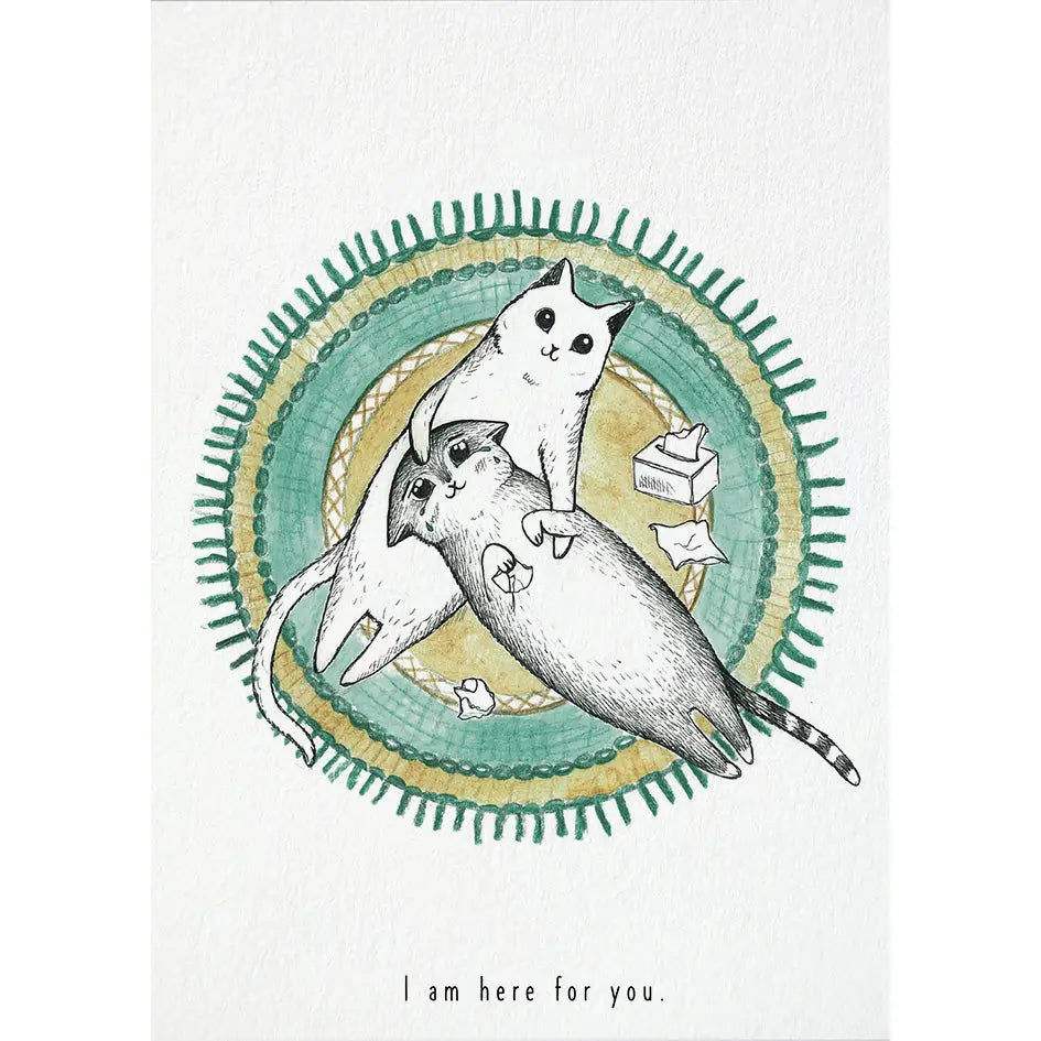 Here For You card