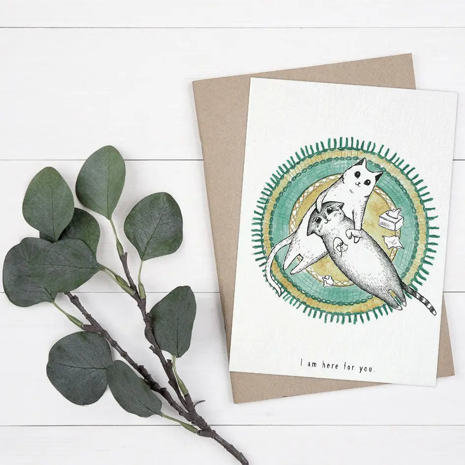 Here For You card