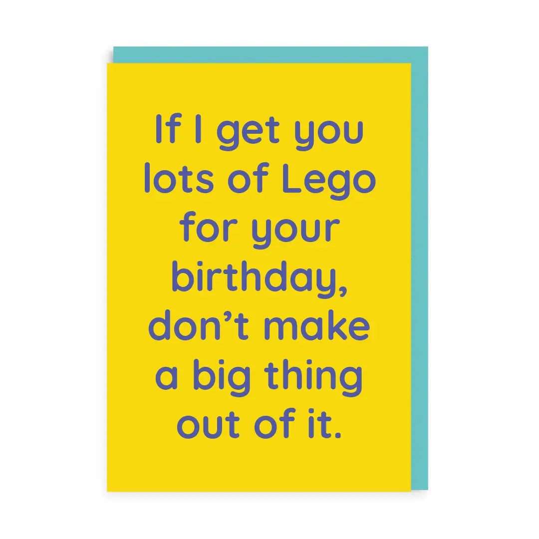 Lego card