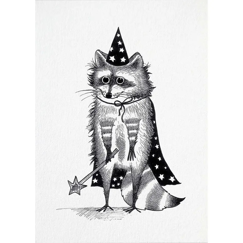 Raccoon card