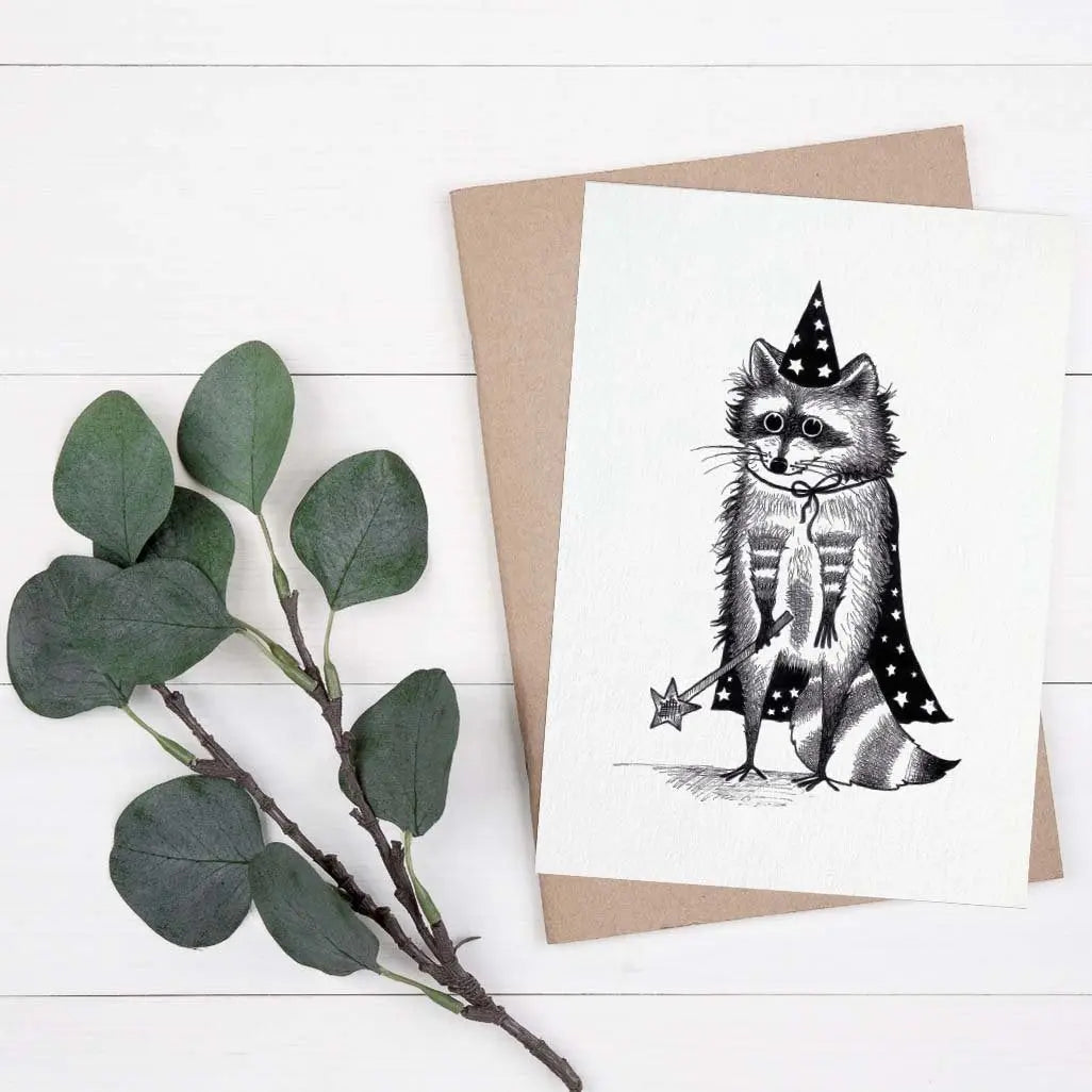 Raccoon card