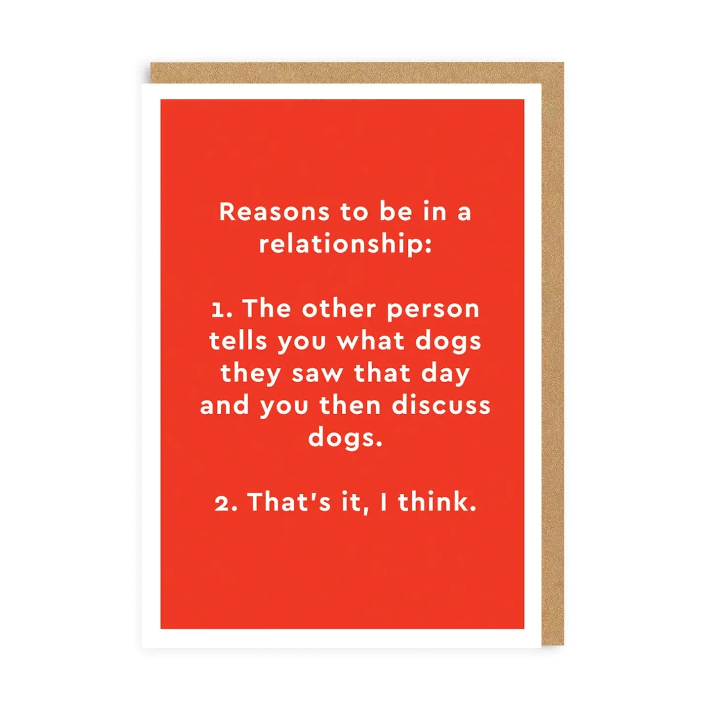Relationships card