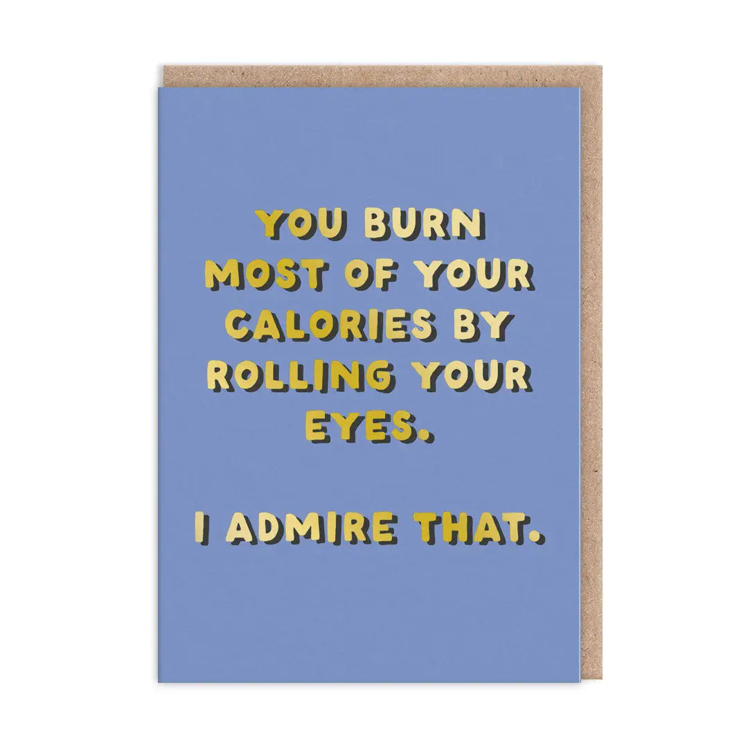 Rolling Your Eyes card