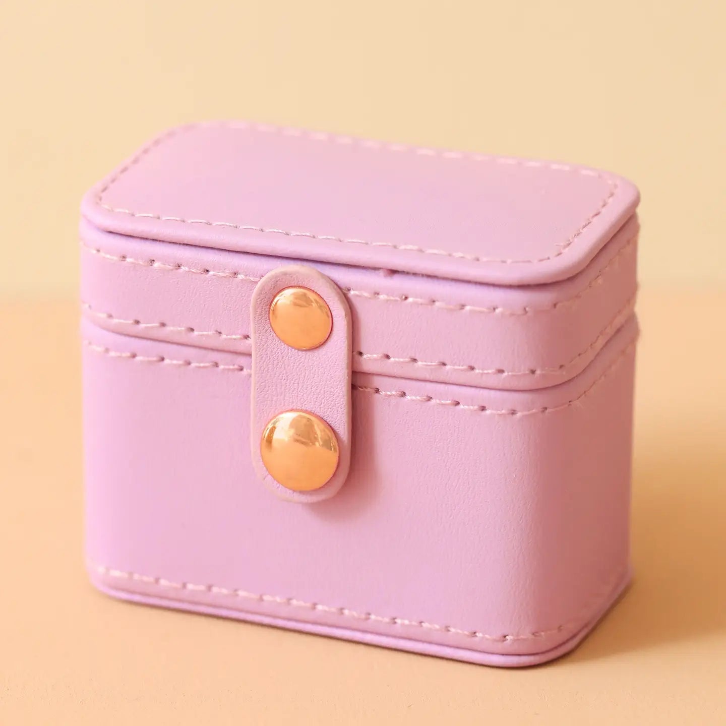 Mini Vegan Leather Jewelry Case