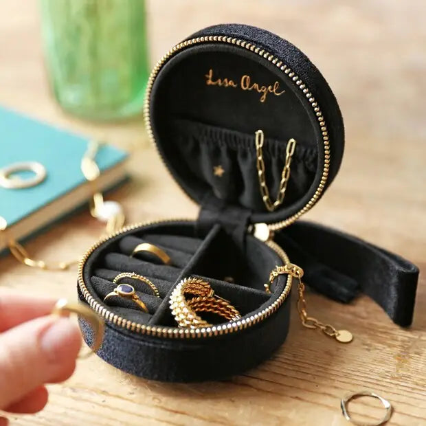 Round Starry Night Jewelry Case