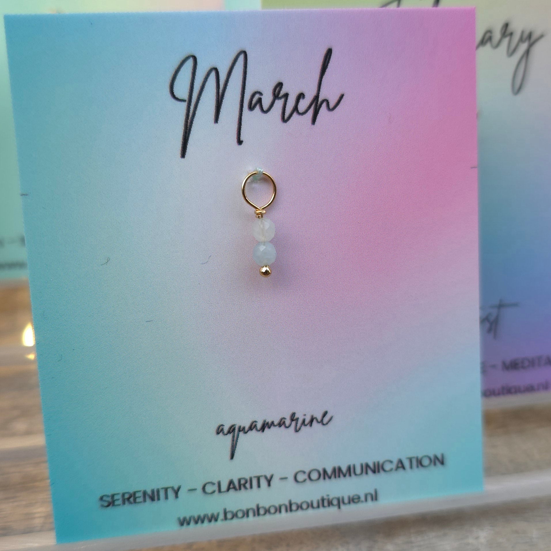 Birthday Gemstone Charm