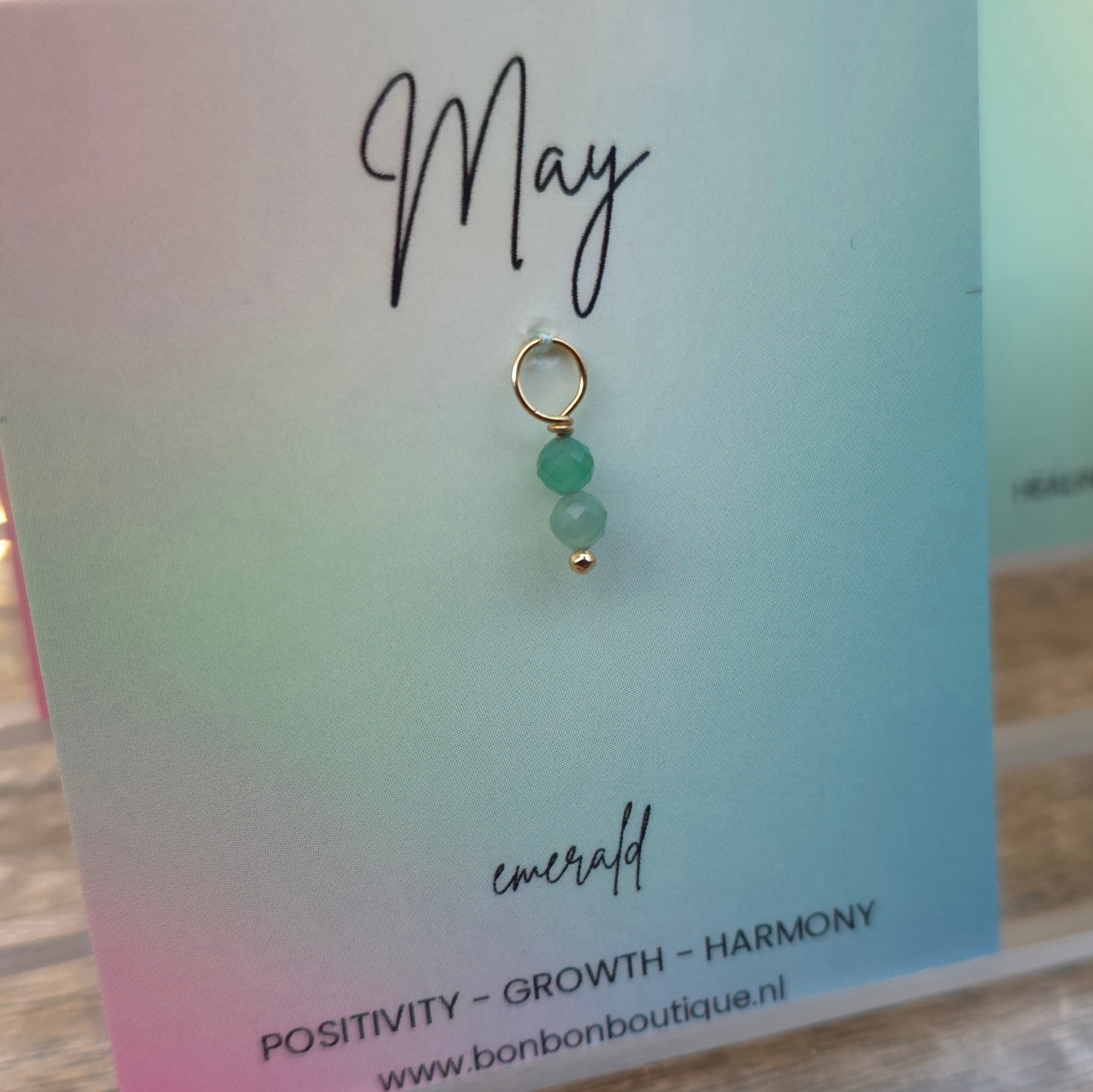 Birthday Gemstone Charm