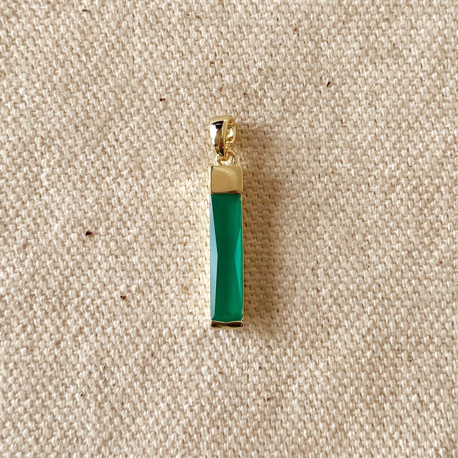 Crystal Baguette Pendant