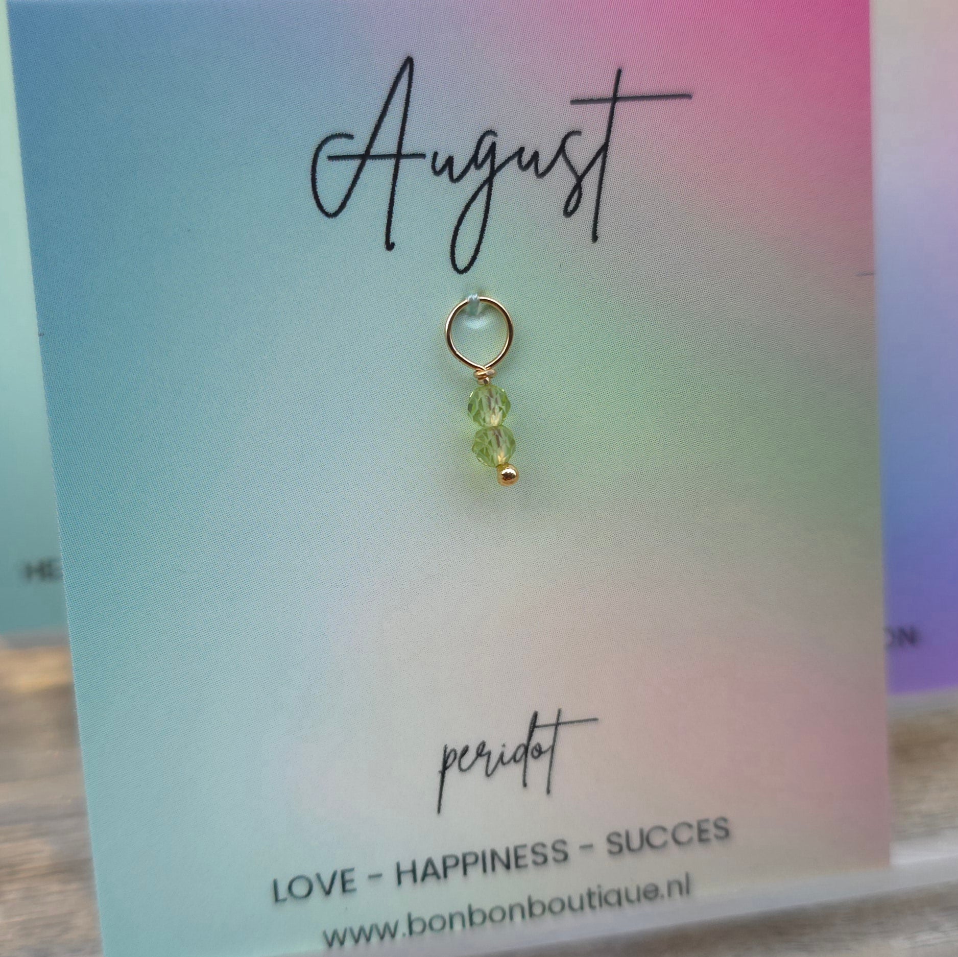 Birthday Gemstone Charm