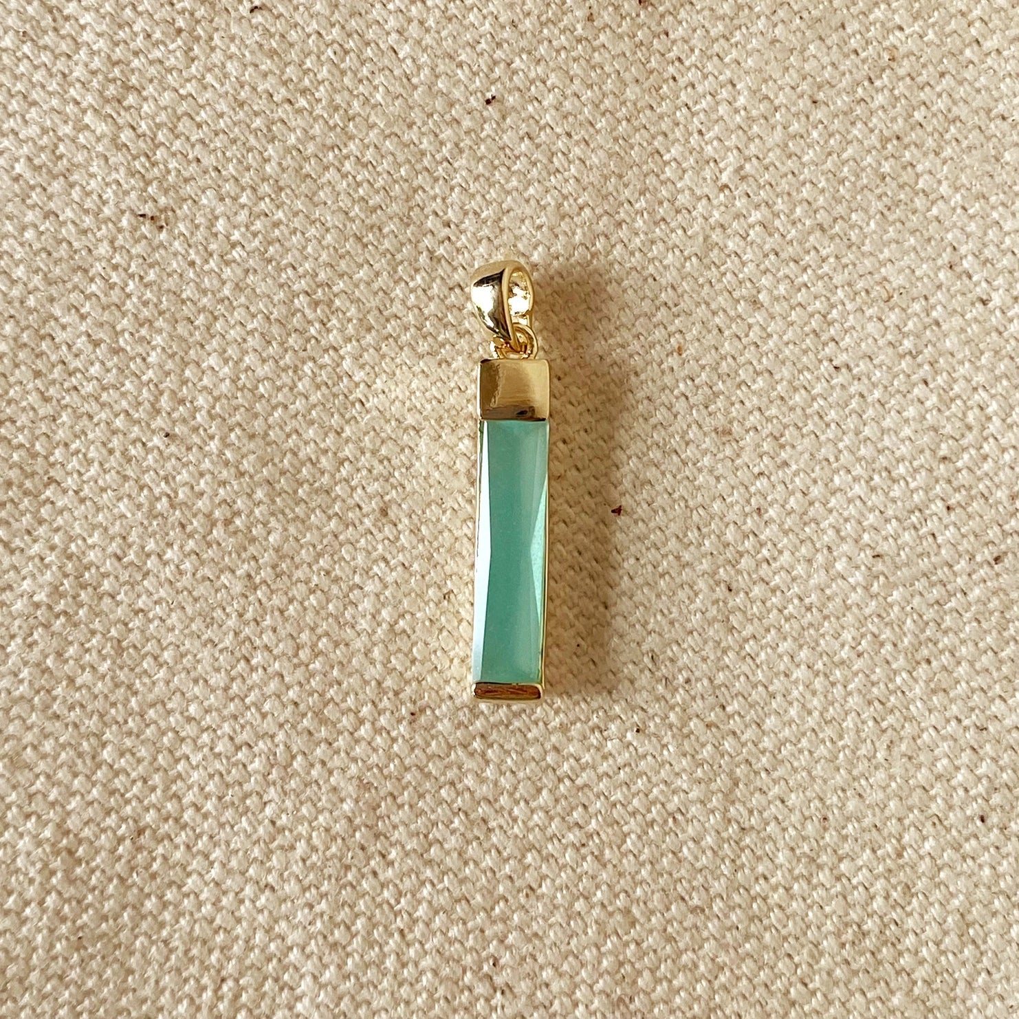 Crystal Baguette Pendant