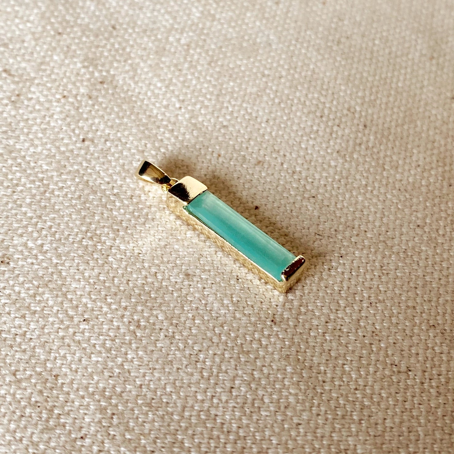 Crystal Baguette Pendant