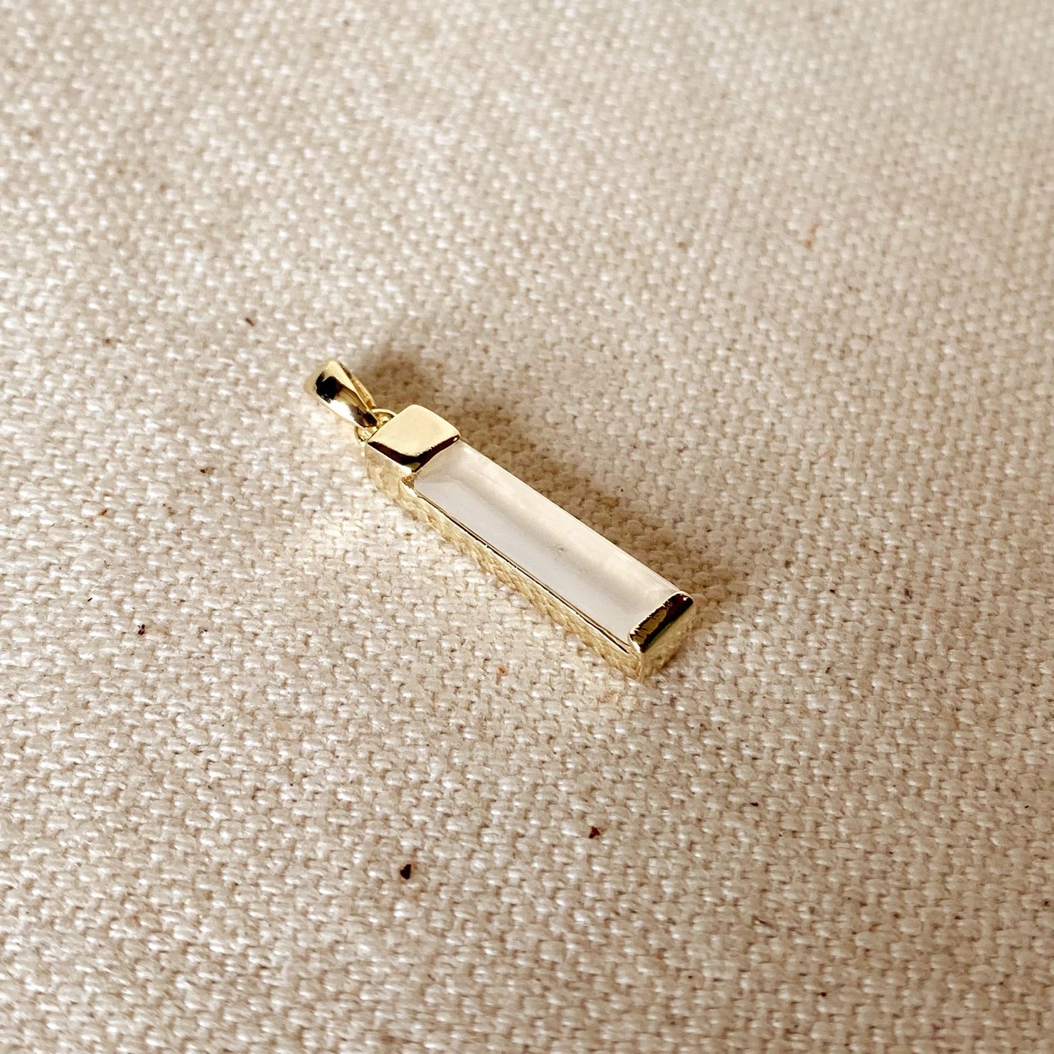 Crystal Baguette Pendant