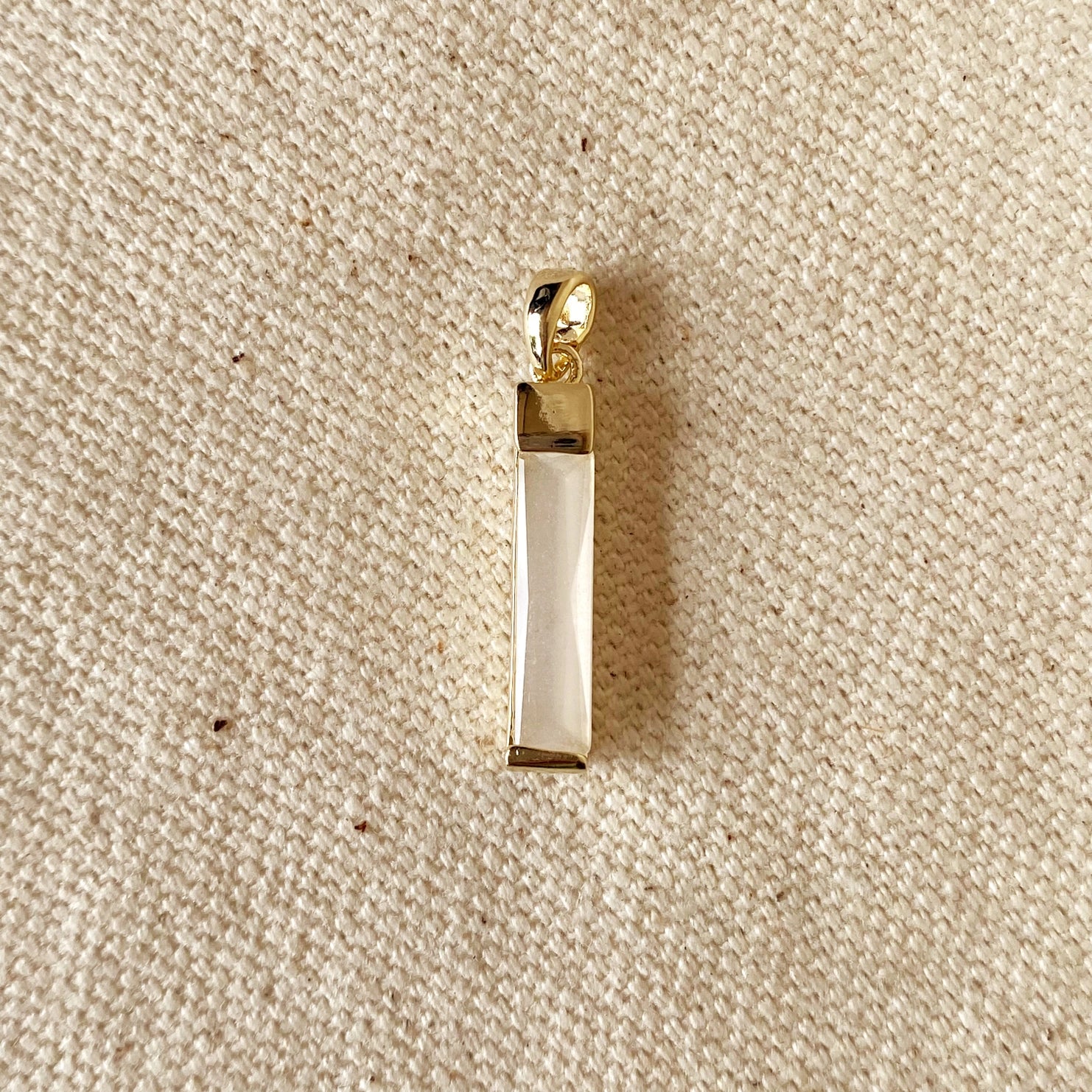 Crystal Baguette Pendant