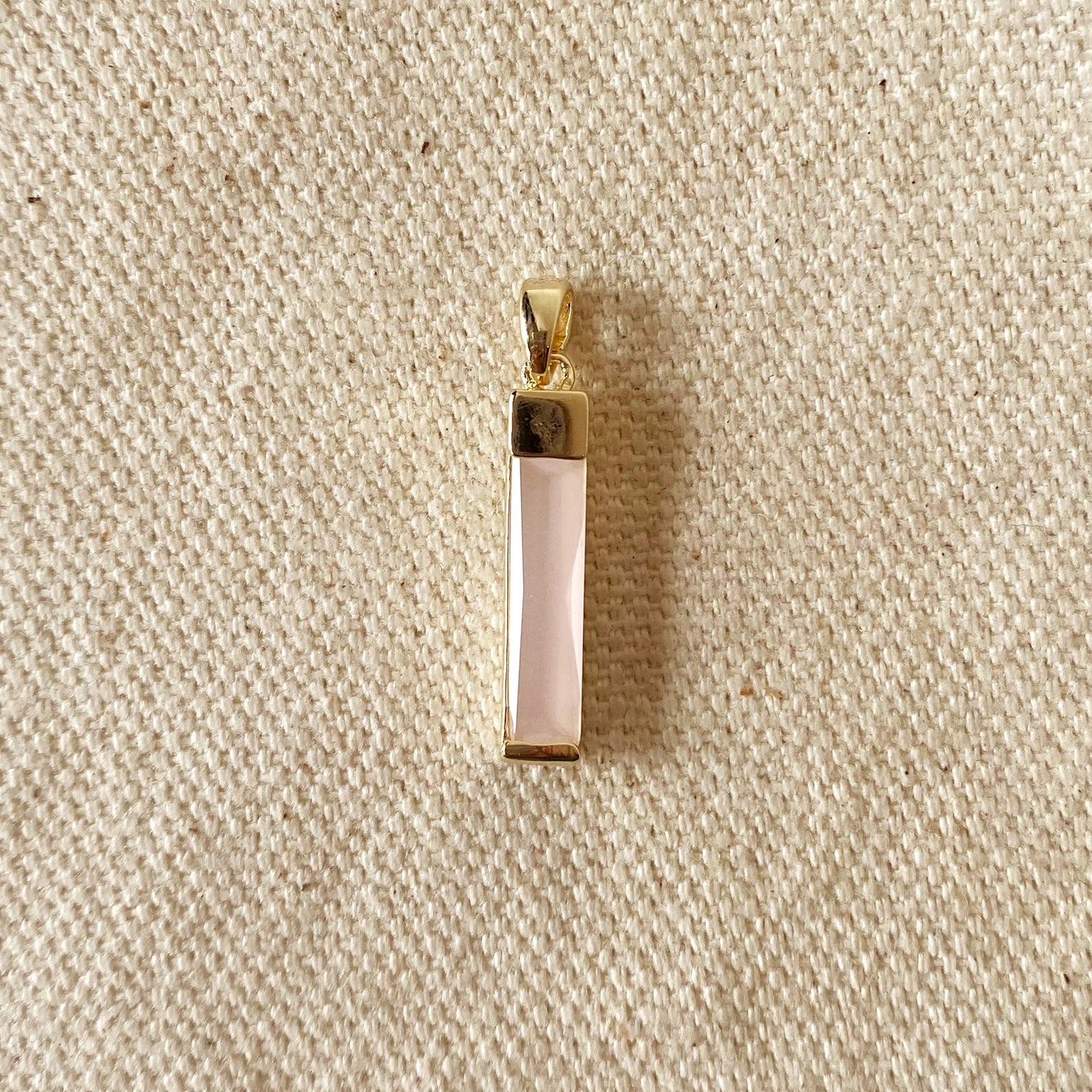 Crystal Baguette Pendant