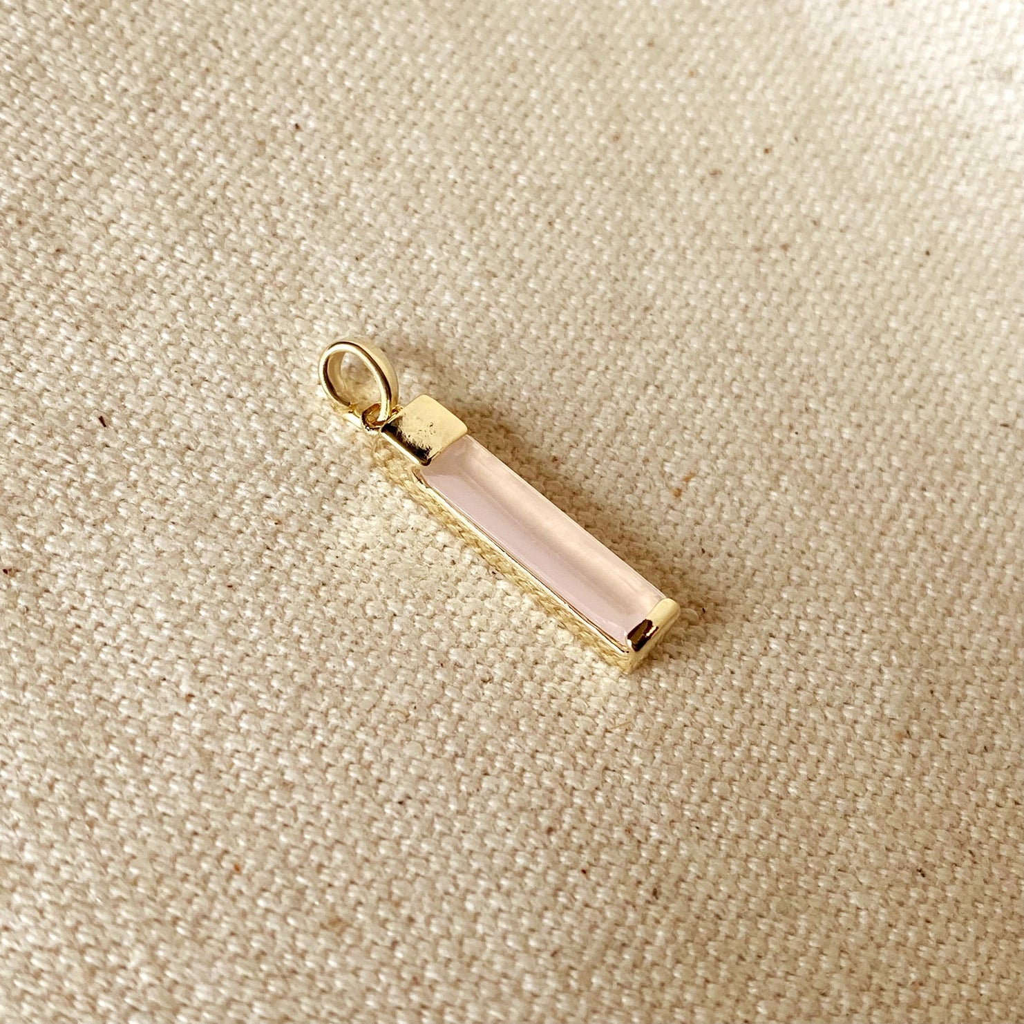 Crystal Baguette Pendant