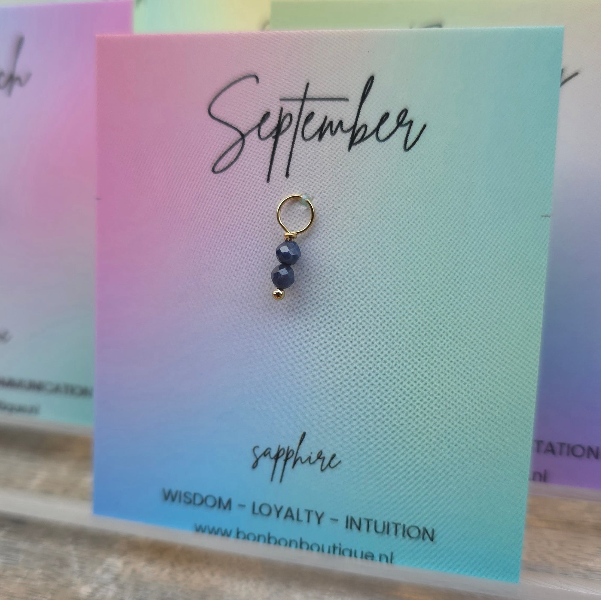 Birthday Gemstone Charm