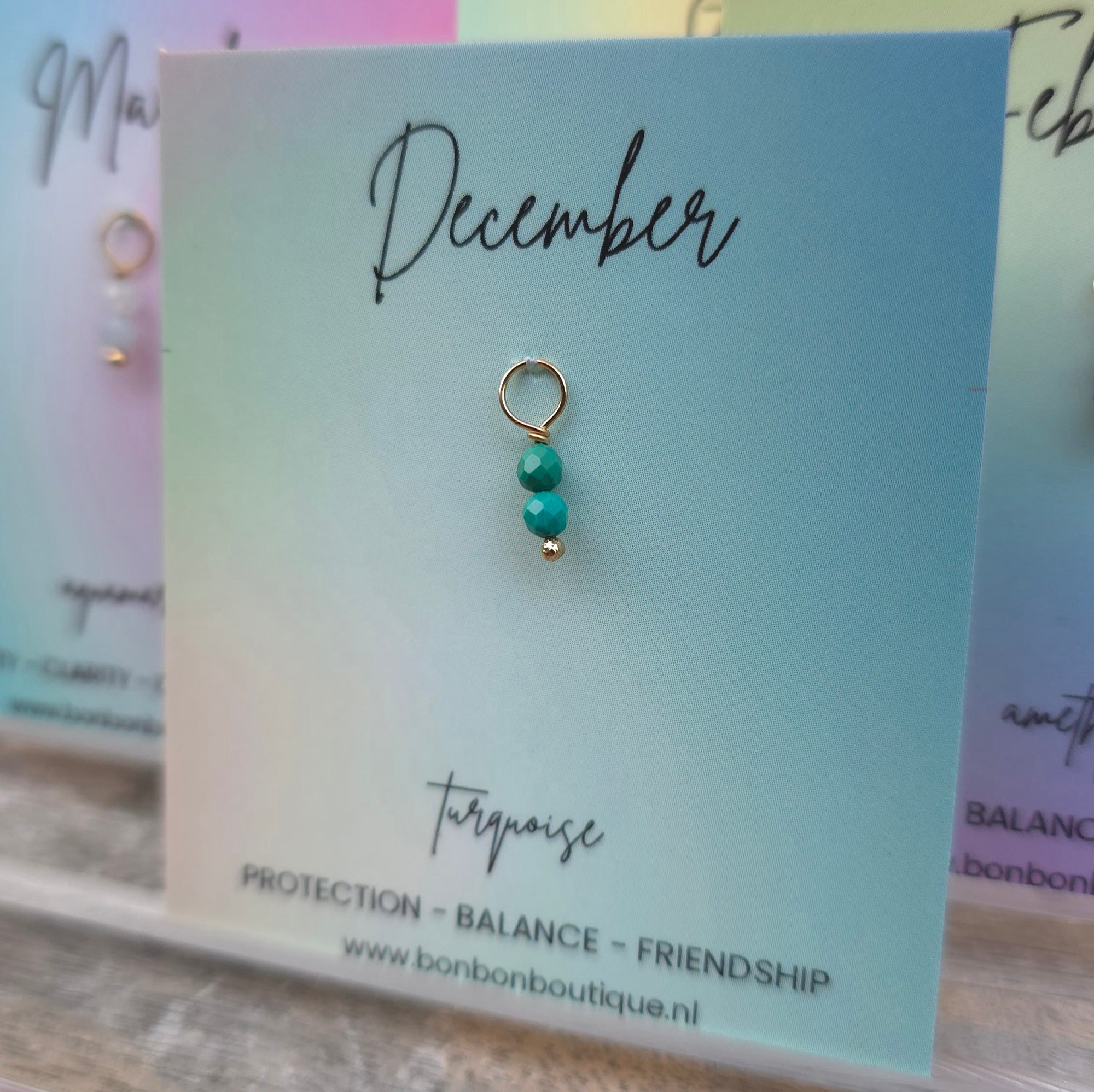 Birthday Gemstone Charm