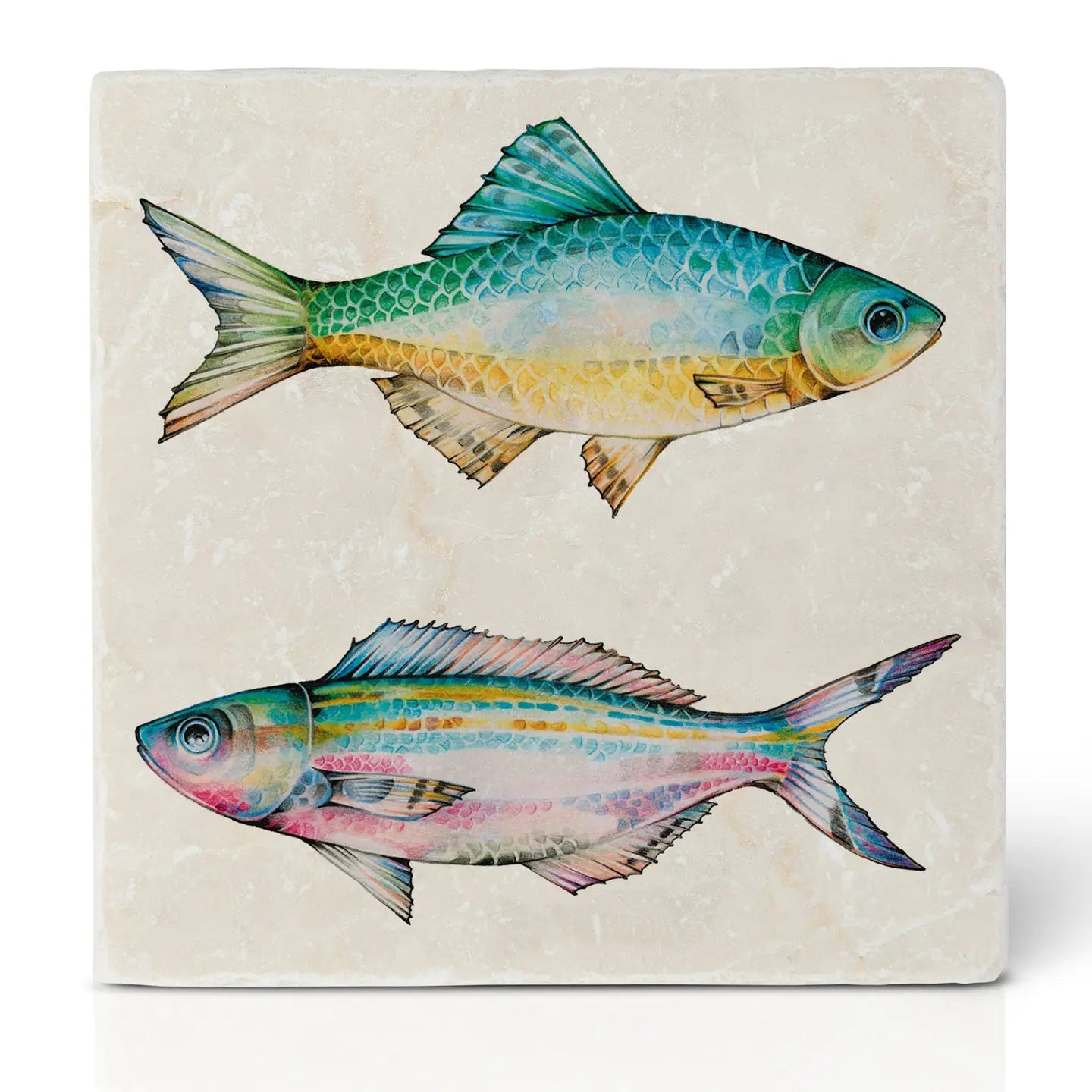 Blue Fish Coaster