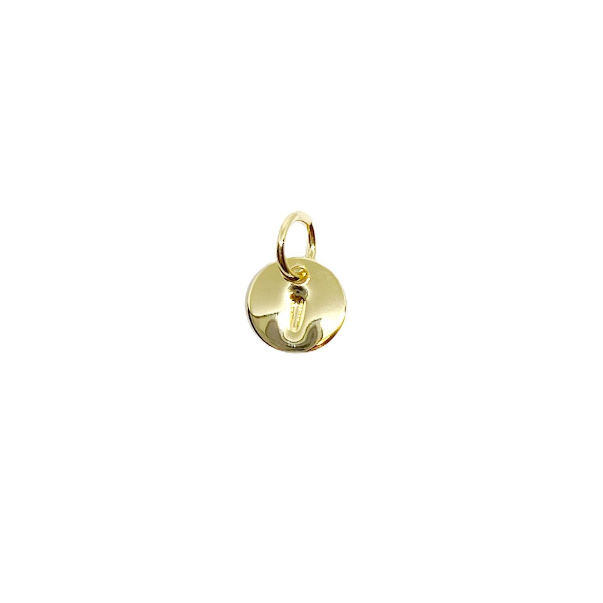 Stamped Initial Charm