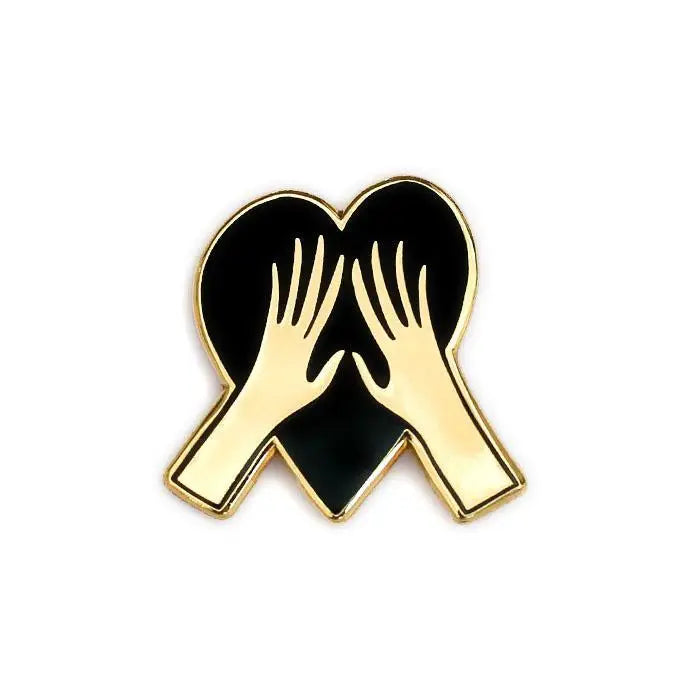 Heart Hands pin