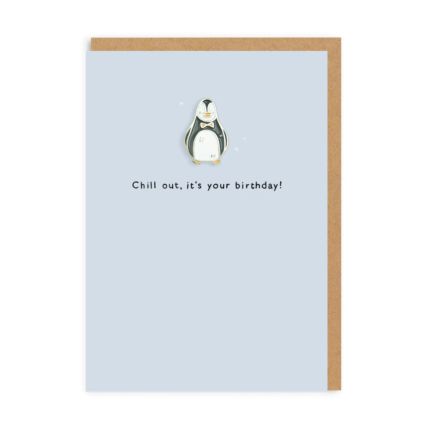 Birthday Penguin pin