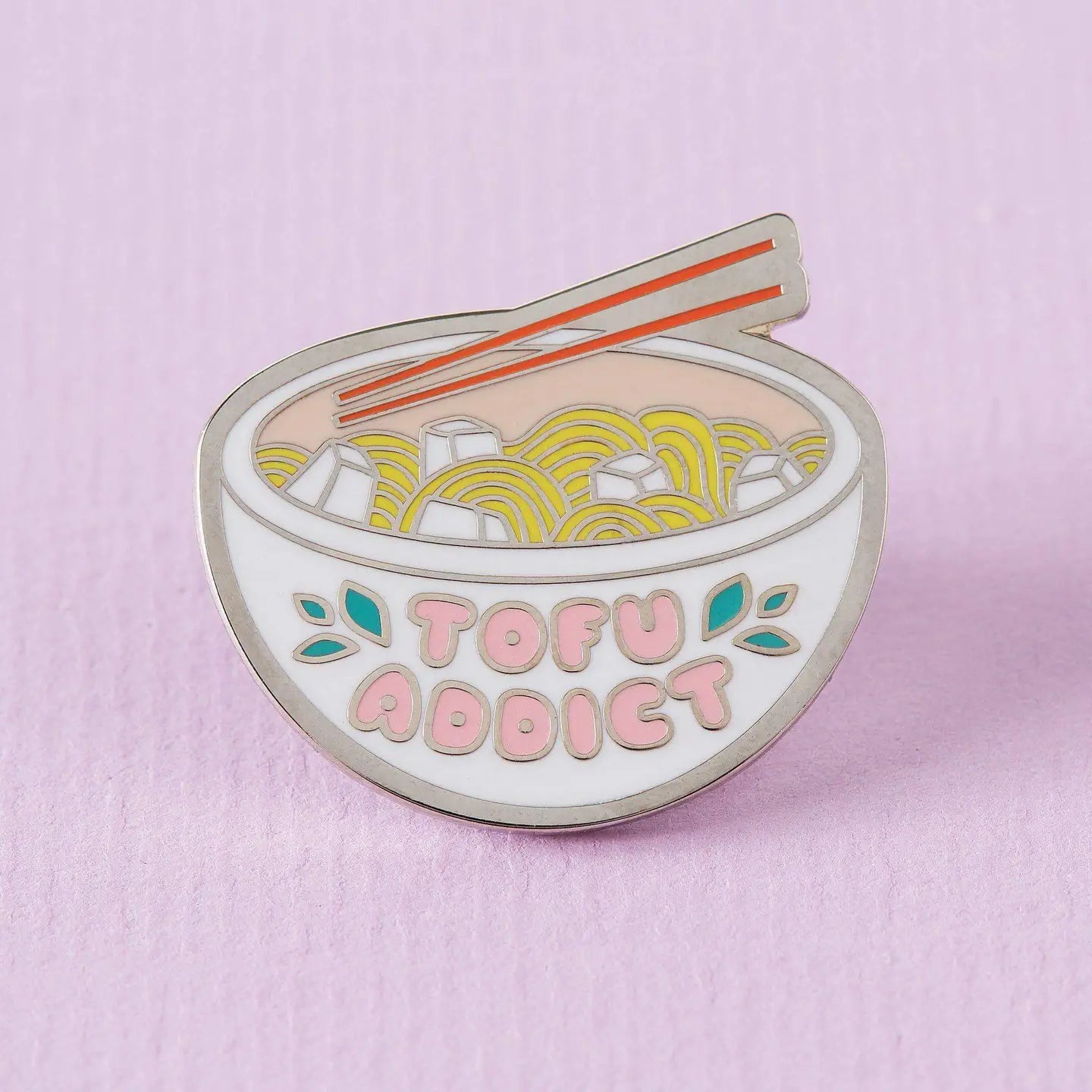 Tofu Addict pin