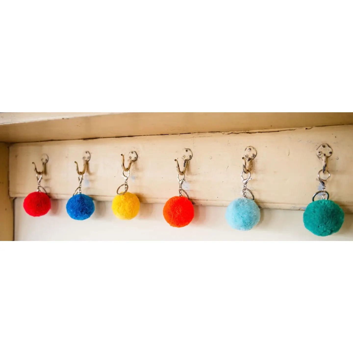 Pom Pom Keychain