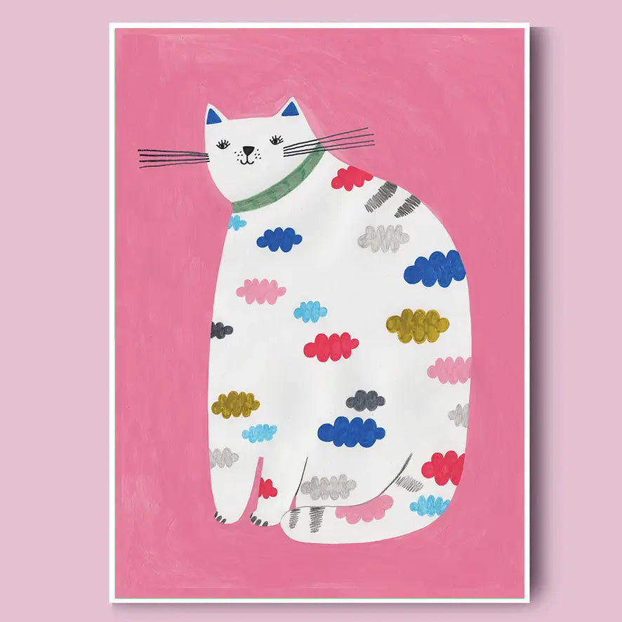 Clouds Cat print