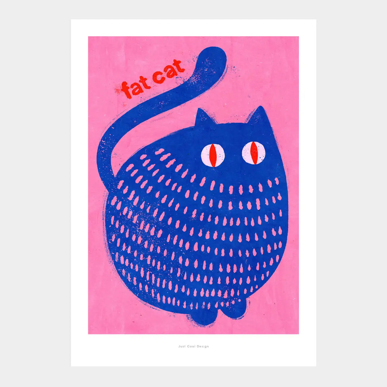 fat cat print
