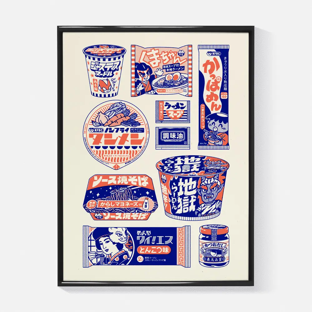 Noodles print