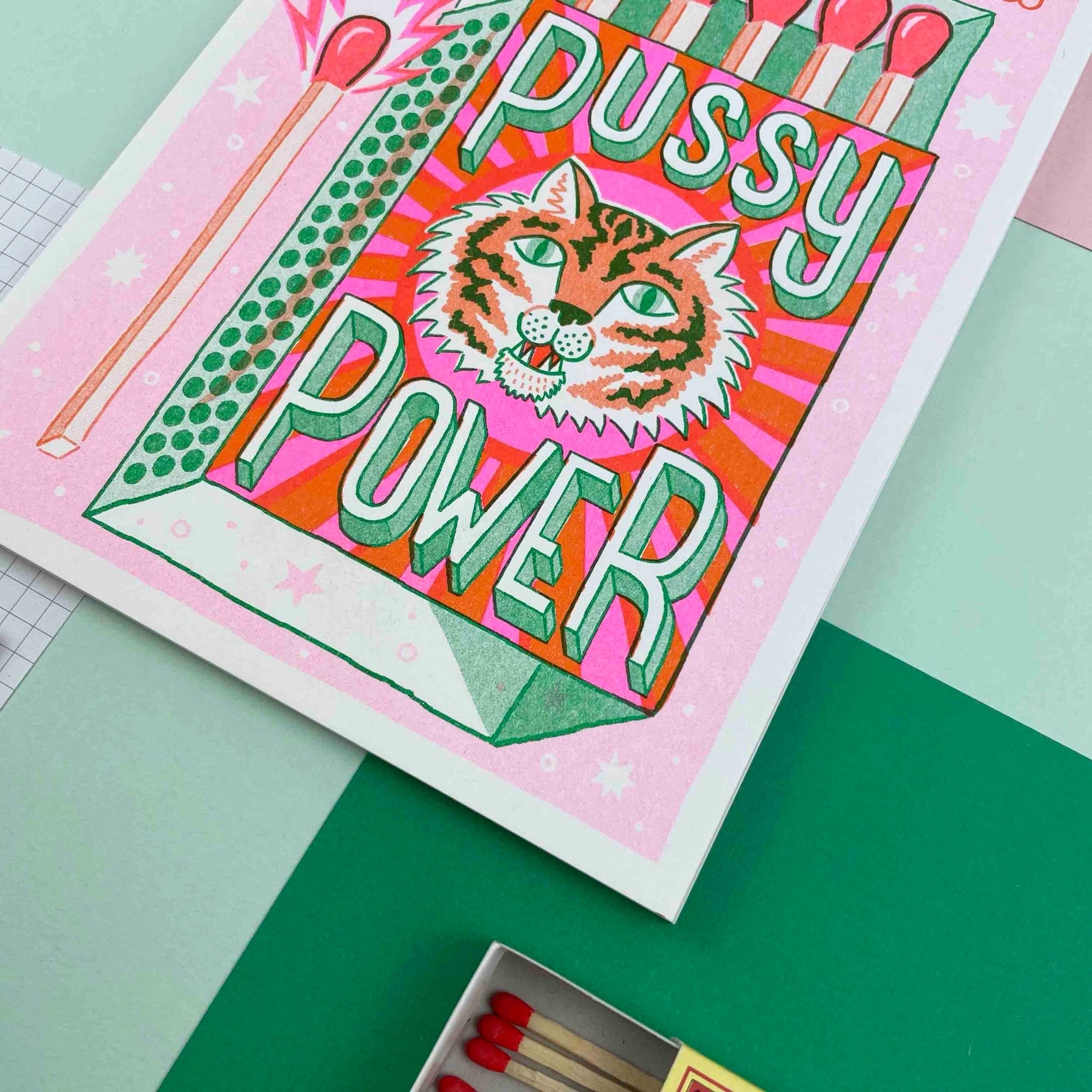 Pussy Power print