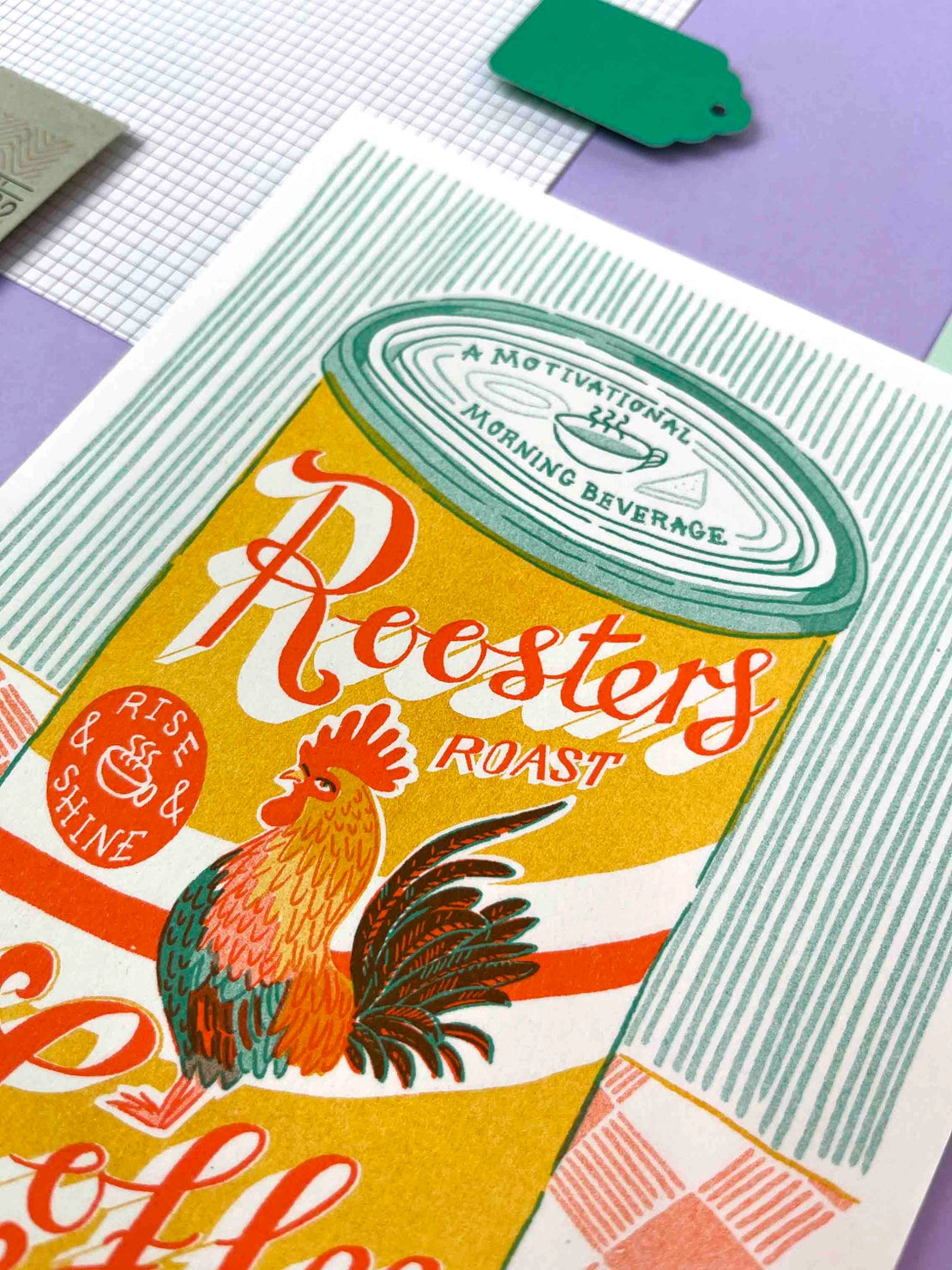 Roosters Coffee print