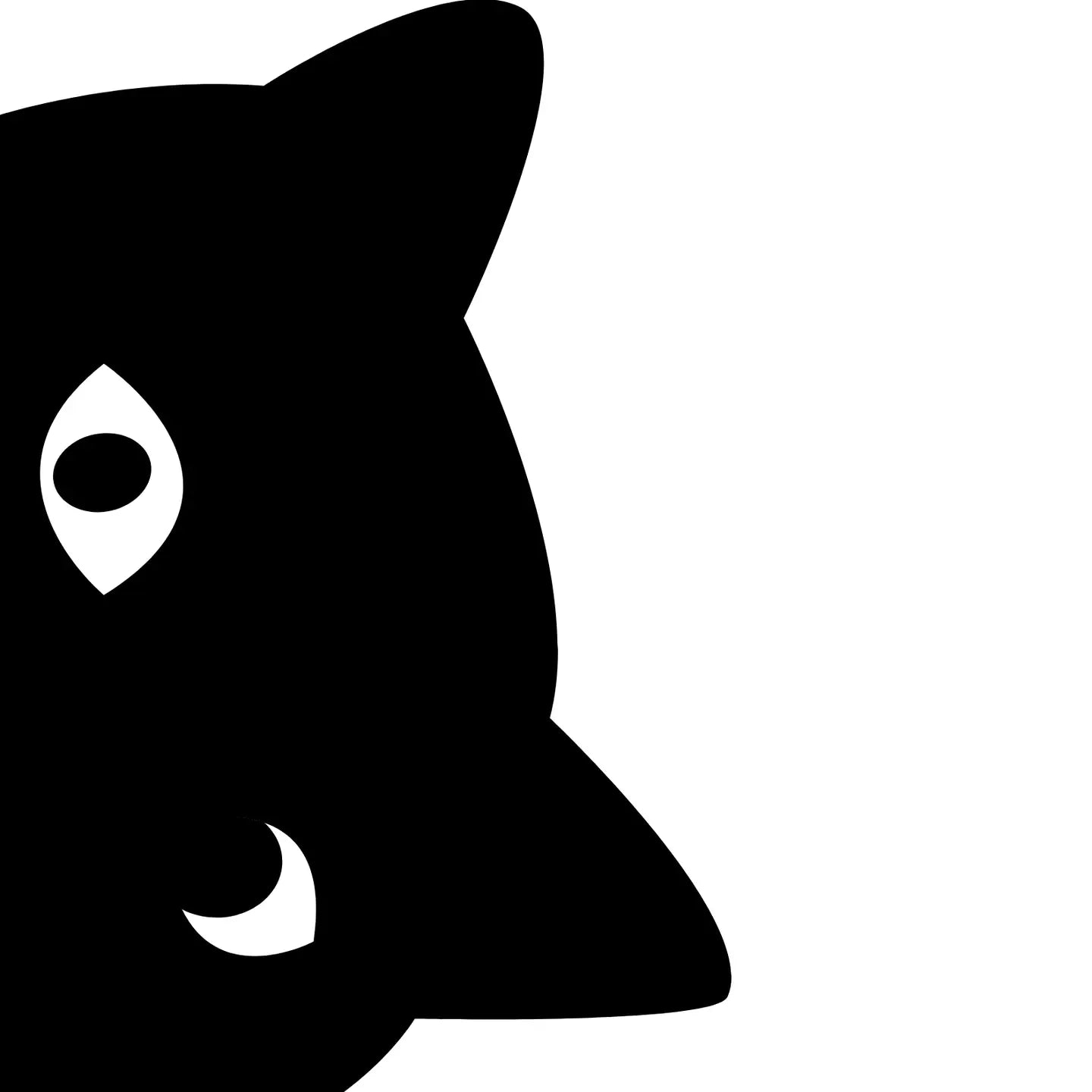 Side Cat print