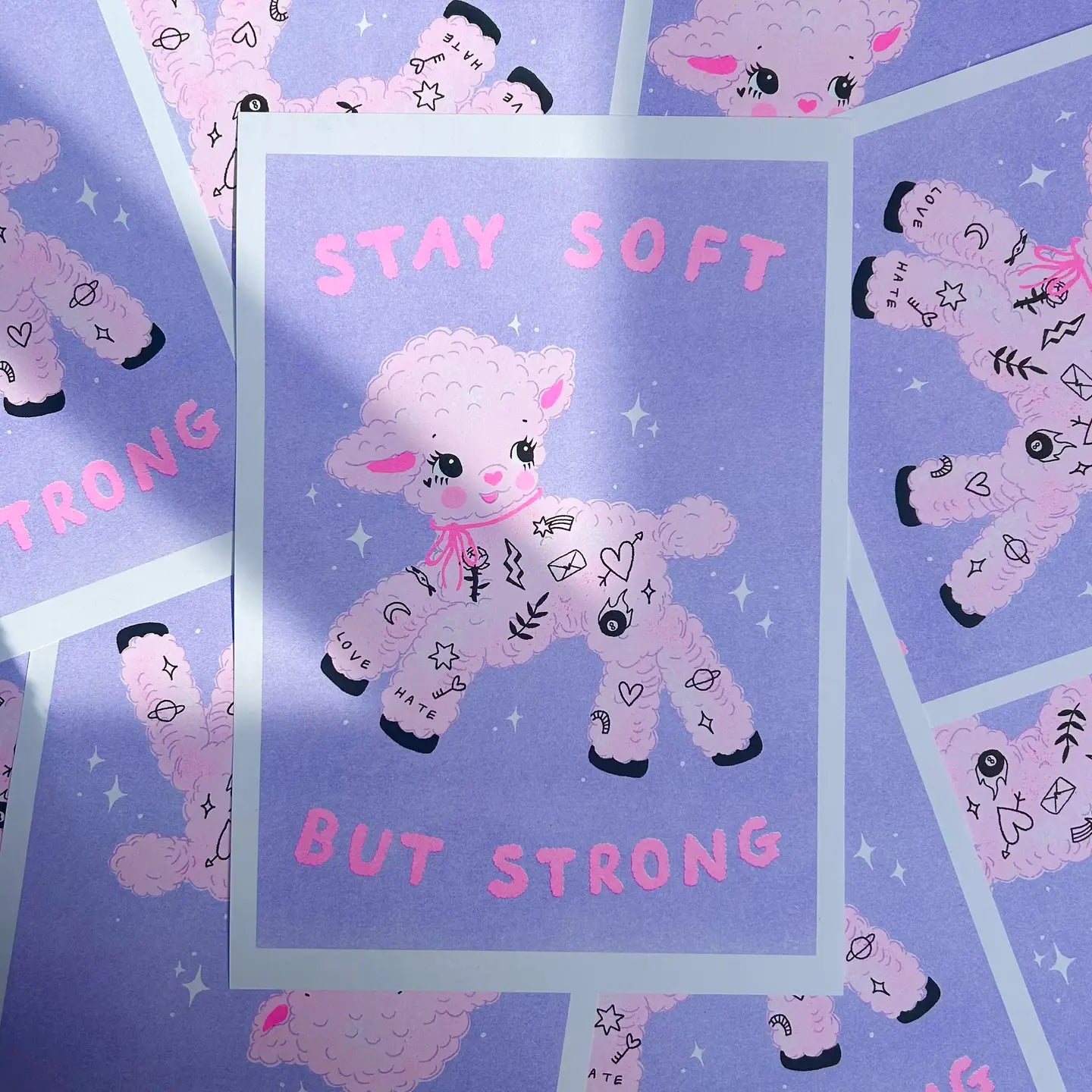 Soft But Strong print