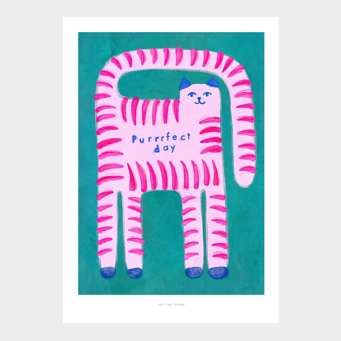 stripey cat print