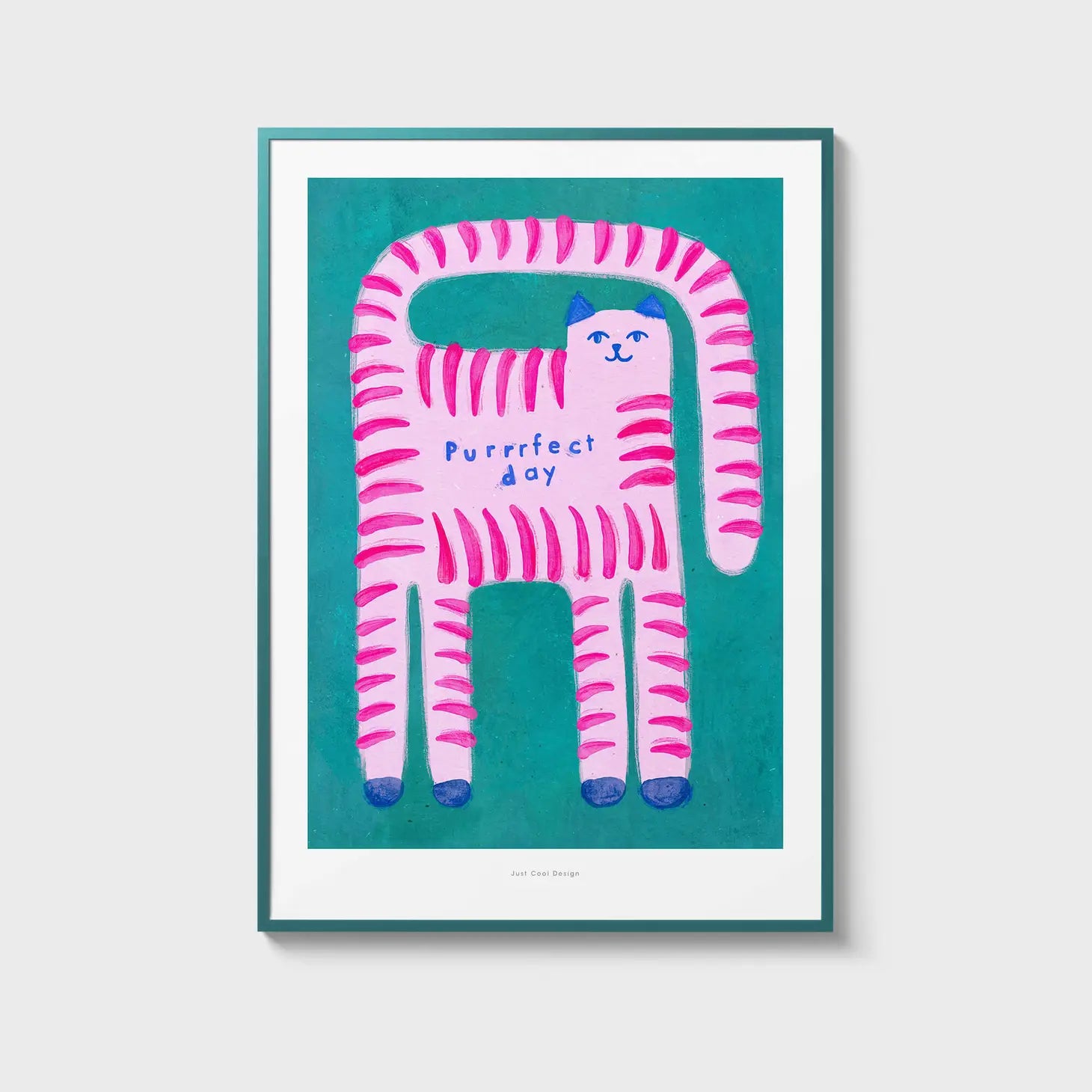 stripey cat print