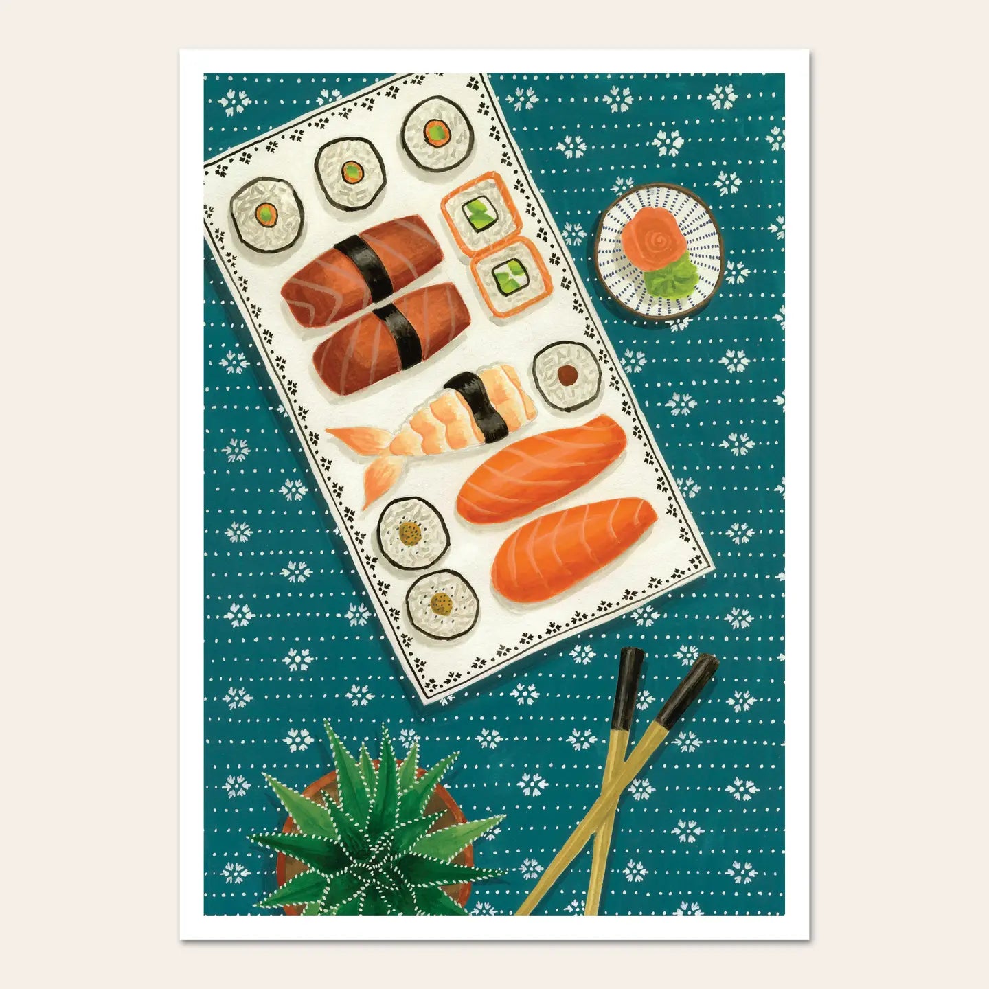 Sushi print